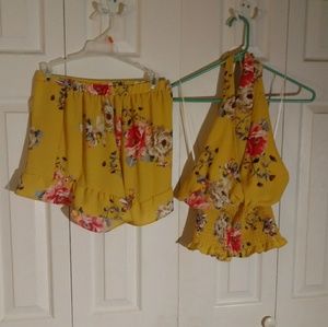 Fashion nova short set size small